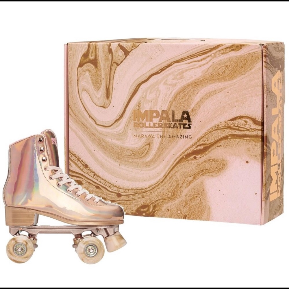 New Impala Quad Skate in Marawa Rose Gold NWT
